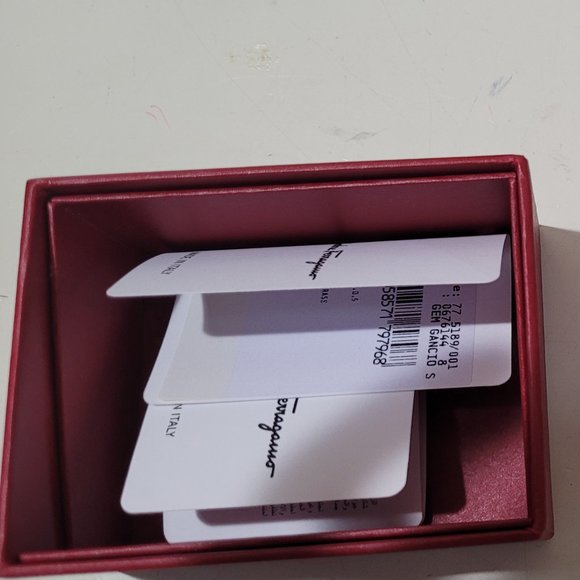 salvatore ferragamo gancini cufflinks - Picture 4 of 4